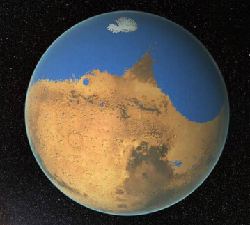 火星海洋模拟图