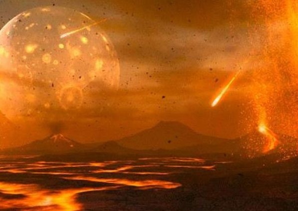 原始海底火山口