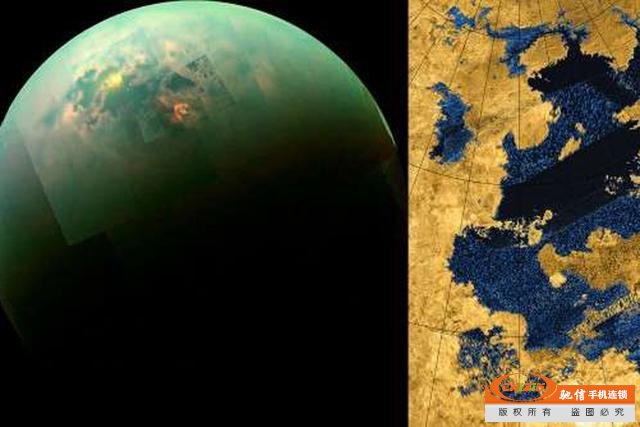 科学家发现土卫六烷烃海洋存在海浪